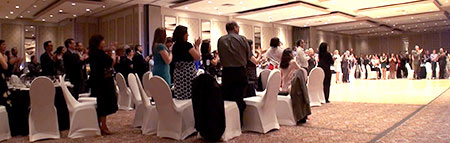 Event entertainment professional from Toronto receives a Standing Ovation from CGA members.