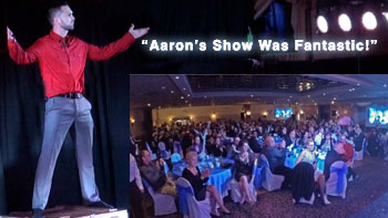 Aaron Paterson performs for Napolean in Ontario to Rave Reviews