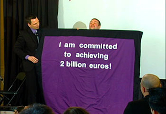Keynote Speaker from Ontario delivers a custom message for Puratos.
