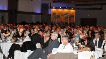 Photo of the UFCW gala fundraiser audience