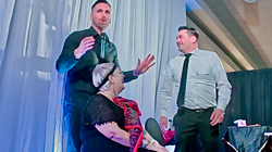 An unbelievable moment in which a guest experiences something truly magical at magician Aaron Paterson's show in Torono