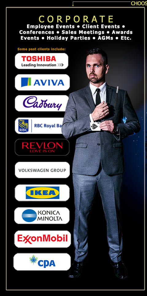Canadian Illusionist for corporate events