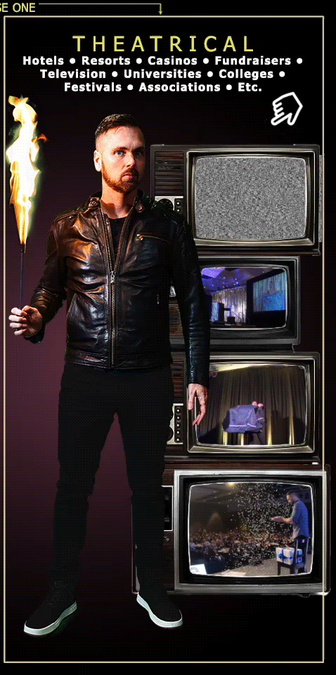 Canadian Illusionist for theatrical events