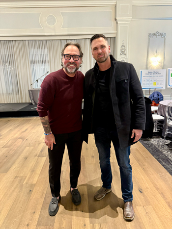Aaron Paterson and Darcy Tucker shine at The Crupi Group client event.