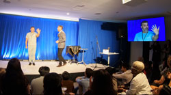 Something amazing happens at Kinross Gold's head office in Ontario during Illusionist Aaron Paterson's show.