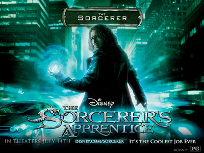 Promotional Photo for Disney's new film The Sorcerer's Apprentice