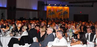 Photo of the UFCW gala fundraiser audience